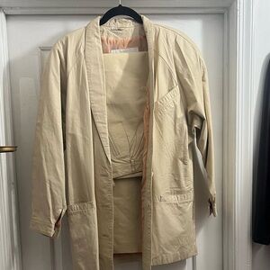 Wilson Beige Straight Leg Jumpsuit